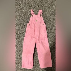Pink Carhart Bibs